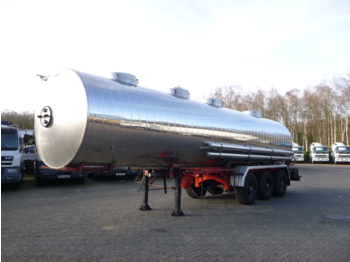 Полуремарке цистерна За превоз на хранителни стоки Magyar Food tank inox 29.4 m3 / 4 comp: снимка 1