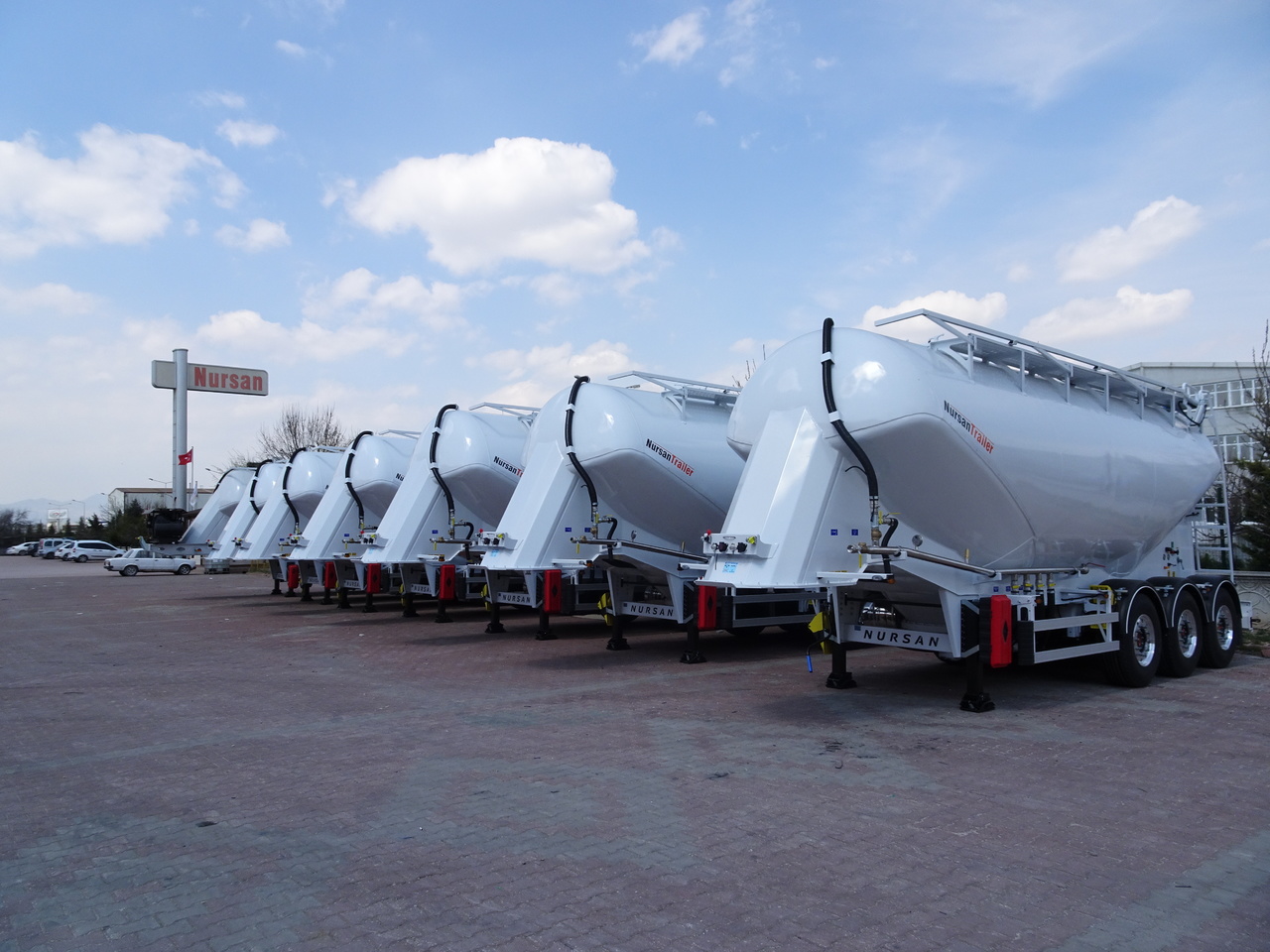 Нови Цистерна за насипни товари За превоз на силоза NURSAN Aluminium W Type Silo: снимка 15