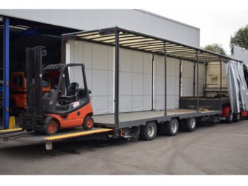 ESVE Forklift transport, 9000 kg lift, 2x Steering axel - Нискорамна площадка полуремарке