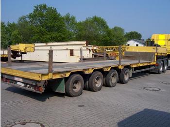 GOLDHOFER STZ4 46/80, 57.500 kg complete - Нискорамна площадка полуремарке