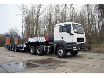 Ozdemirsan 4 axle low bed - Нискорамна площадка полуремарке