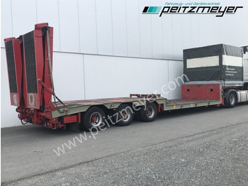  Schröder Tiefbettauflieger ST15/24P3-12, 9ZLH+M12555S m. faltbaren Doppelrampen - Нискорамна площадка полуремарке