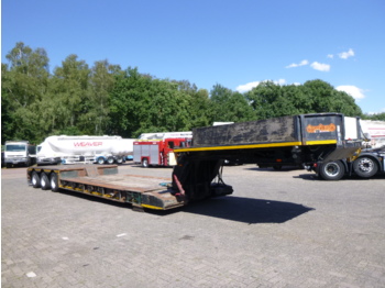 Нискорамна площадка полуремарке Nooteboom 3-axle lowbed trailer 33 t / extendable 8.5 m: снимка 2