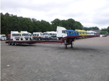 Нискорамна площадка полуремарке Nooteboom 3-axle semi-lowbed trailer extendable 14.5 m + ramps: снимка 2