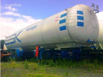 AUREPA LNG, Methane, Gas Tank, 45000 Liter, Natural gas, Air Liquide cr - Полуремарке цистерна
