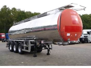 Clayton Food (milk) tank inox 32.5 m3 / 1 comp - Полуремарке цистерна