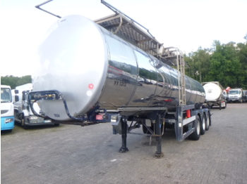 Clayton Food tank inox 23.5 m3 / 1 comp - Полуремарке цистерна