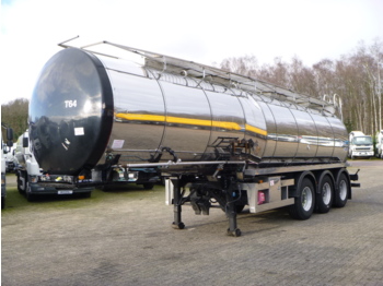 Clayton Heavy oil / bitumen tank inox 30 m3 / 1 comp + pump - Полуремарке цистерна