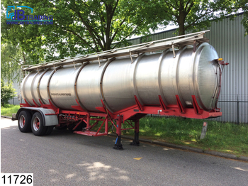Coder Food RVS,  27170 Liter, 4 Compartments, Steel suspension  food Levensmiddelen,Lebensmittel, Nourriture, Comida, Steel suspension - Полуремарке цистерна