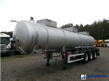 Parcisa Chemical tank inox L4BH 21.2 m3 / 1 comp / ADR 16/12/24 - Полуремарке цистерна
