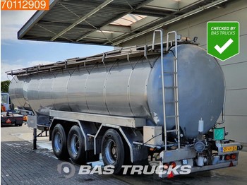 Vocol 38.000 Ltr. Stainless steel + Pump Gülle Mest RVS INOX - Полуремарке цистерна