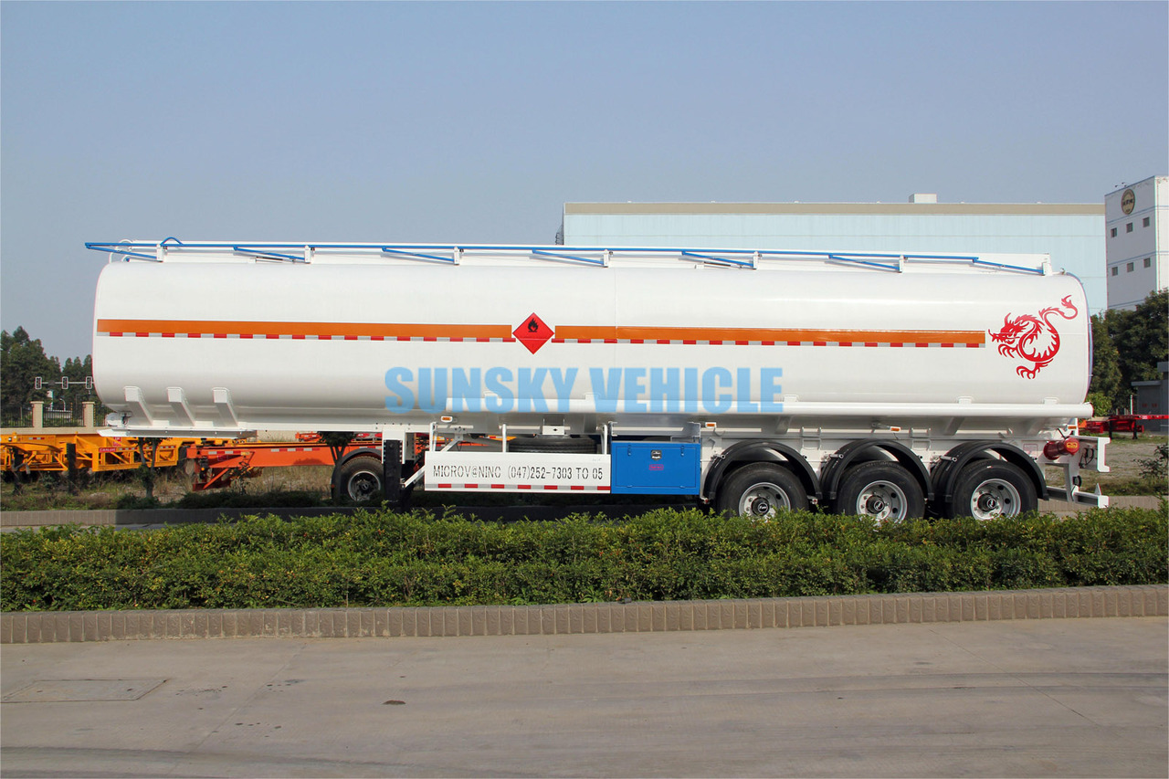 Нови Полуремарке цистерна За превоз на гориво SUNSKY 3 Axle Fuel Tanker Trailer: снимка 15