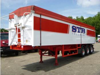 OVA Tipper trailer alu 52 m3 + tarpaulin - Самосвал полуремарке