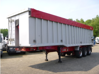 Wilcox Tipper trailer alu 54 m3 + tarpaulin - Самосвал полуремарке