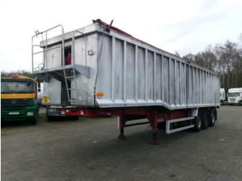 Wilcox Tipper trailer alu 55 m3 + tarpaulin - Самосвал полуремарке