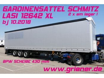 Брезентово полуремарке Schmitz Cargobull SCS 24 GARDINENSATTEL  LASI  12642 XL BPW 2 x: снимка 1