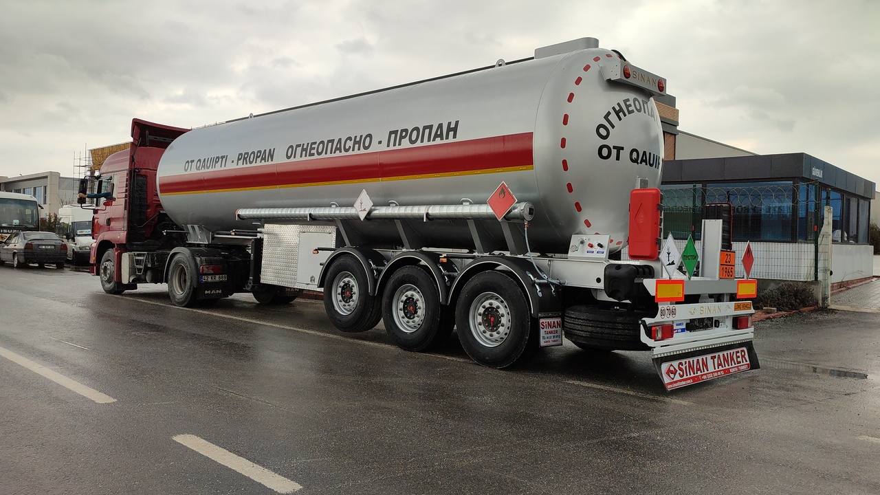 Нови Полуремарке цистерна Sinan tanker LPG tanker - Газовоз: снимка 4