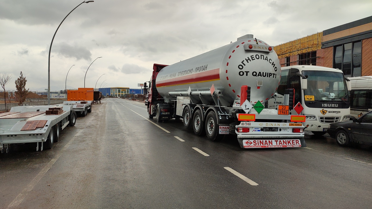 Нови Полуремарке цистерна Sinan tanker LPG tanker - Газовоз: снимка 6