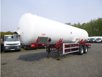 Полуремарке цистерна За превоз на газ Van Hool Gas / ammonia tank steel 34 m3 + pump: снимка 1