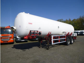 Полуремарке цистерна За превоз на газ Van Hool Gas / ammonia tank steel 34 m3 + pump: снимка 1