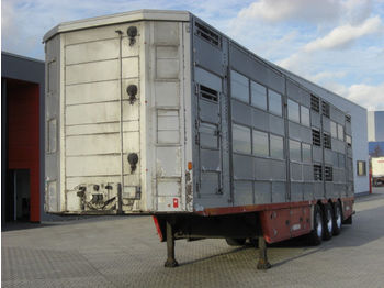 Pezzaioli SBA63U / 3 Achsen / BPW-Achsen / 3 Stock  - За превоз на животни полуремарке