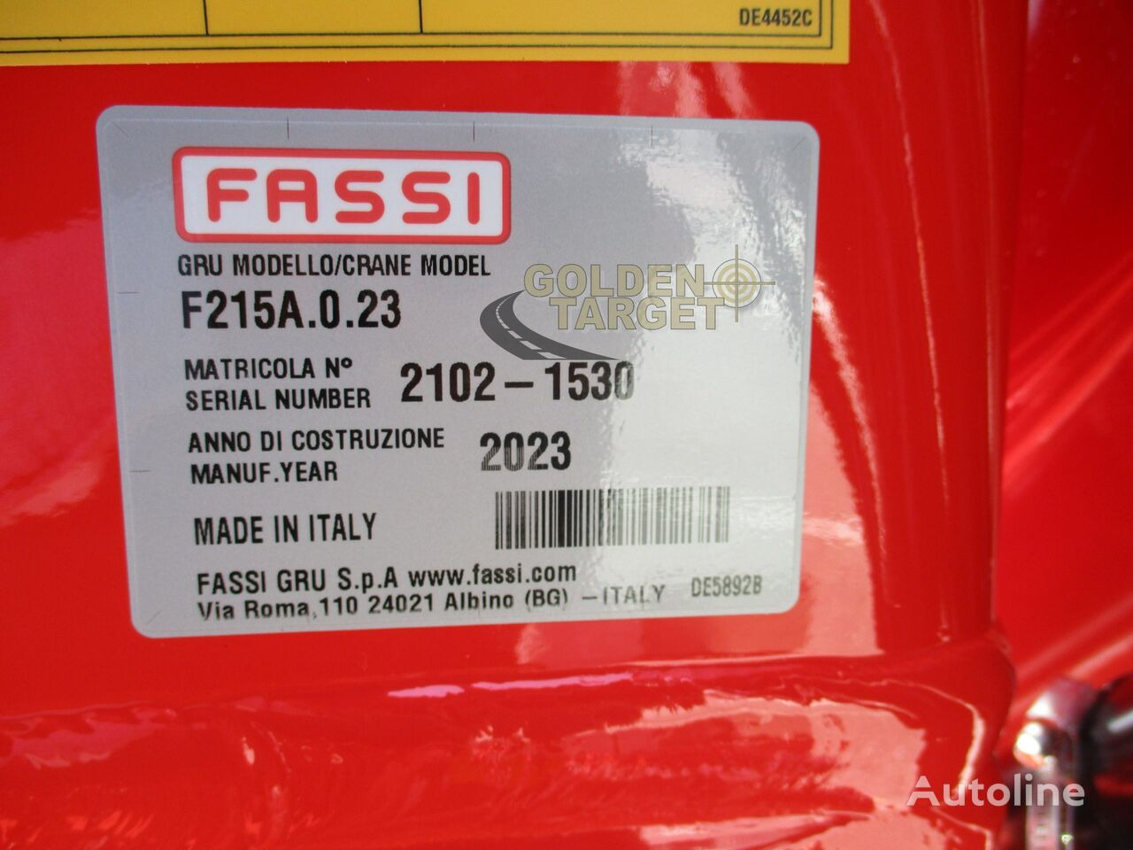 Кран за камион за Камион Fassi F215A.0.23: снимка 9