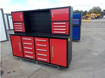 Оборудване за гаражи/ Работилници Unused 2021 7' Work Bench, 18 Drawers, 4 Cabinets: снимка 1