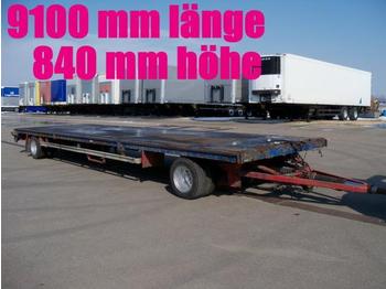  HANGLER JUMBO ANHÄNGER 9100 mm länge 84 cm höhe - Бордово ремарке/ Платформа