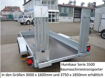 Нови Ремарке Humbaur - HS253718 Baumaschinentransporter mit Auffahrbohlen: снимка 1