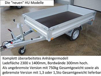 Нови Ремарке за кола Humbaur - HU132314 Hochlader gebremst 1,3to: снимка 1