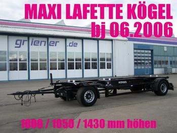 Kögel AWE 18 LAFETTE MAXI 1000 / 1430 mm höhe - Контейнеровоз/ Сменна каросерия ремарке