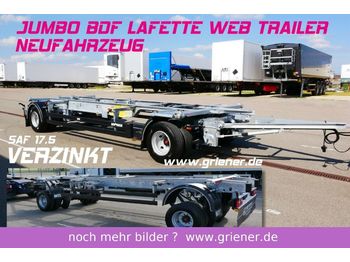 Web-Trailer JUMBO / MAXI BDF 7,15/7,45 LAFETTE 960 mm höhe  - Контейнеровоз/ Сменна каросерия ремарке
