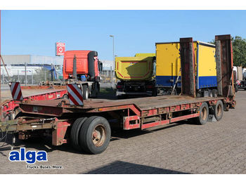 Langendorf TUE 24/100-3, 30t., Luftfederung, Rampen, 3 achs  - Нискорамна площадка ремарке