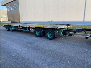 Meusburger MTA-4 - EXTENDABLE 3,00 METER + TWISTLOCKS - 4 A  - Нискорамна площадка ремарке