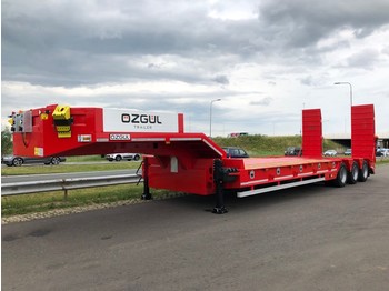 OZGUL 100 Ton HEAVY DUTY lowbed trailer (3 axle with tandem 3.60 m) - Нискорамна площадка ремарке