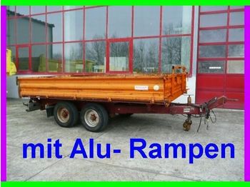 Fliegl Tandemkipper mit Alu  Rampen - Самосвал ремарке