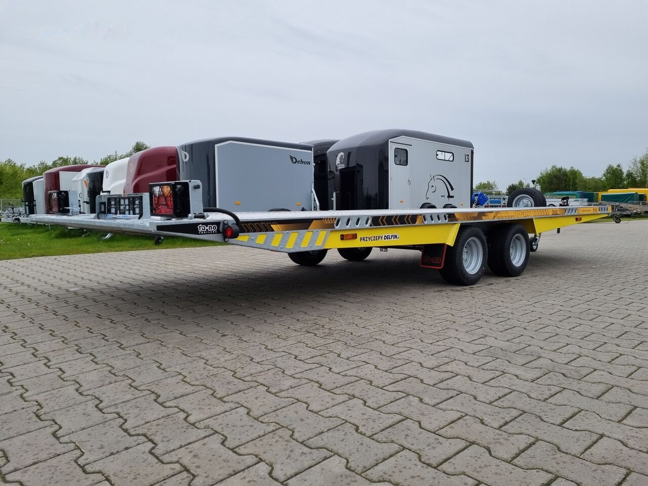 Нови Автовоз ремарке TA-NO GRAVITY LOW 27.45 trailer for 1 car 2700 kg GVW: снимка 25