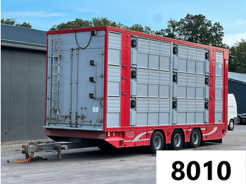 FINKL VAT22 3.Stock Tränke,Hubdach  - За превоз на животни ремарке