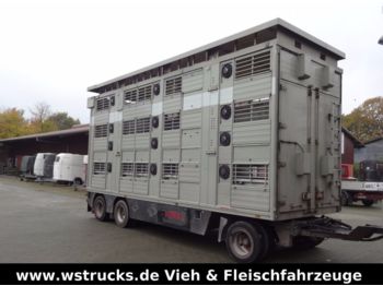 Finkl 3 Stock Ausahrbares Dach Vollalu Typ 2  - За превоз на животни ремарке