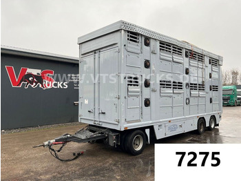Finkl VA 24 3.Stock Vieh. Hubdach Rampe 3 Achsen  - За превоз на животни ремарке