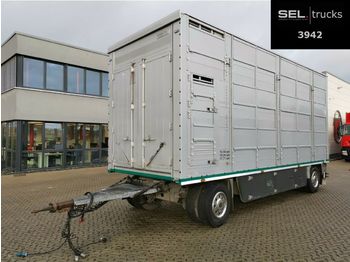 Pezzaioli RBA 22 / 3 Stock / German  - За превоз на животни ремарке