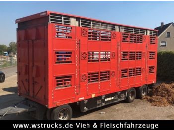 Pezzaioli RBA 32  3 Stock , Hubdach  - За превоз на животни ремарке
