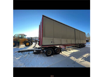 Kilafors 3 axle semi trailer with 2014 Parator SD 18 dolly - Затворена каросерия ремарке