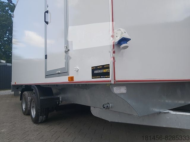 Нови Търговска каравана trailershop Mobile Werkstatt leer Rampe Seitentür 230V Licht: снимка 10