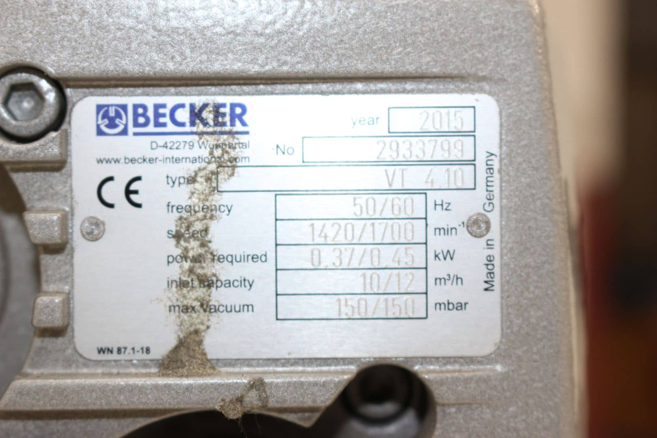 Резервни части за Печатарско оборудване Becker VT 4.10: снимка 5