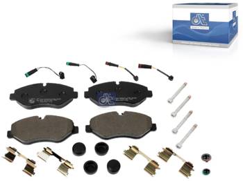 Нови Дискови накладки за Лек автомобил DT Spare Parts 4.90938 Disc brake pad kit, with accessories W: 163,3 mm, S: 20,5 mm, H: 67 mm: снимка 1
