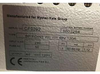  Hyster Charger 48V single phase 120A - Електрическа система