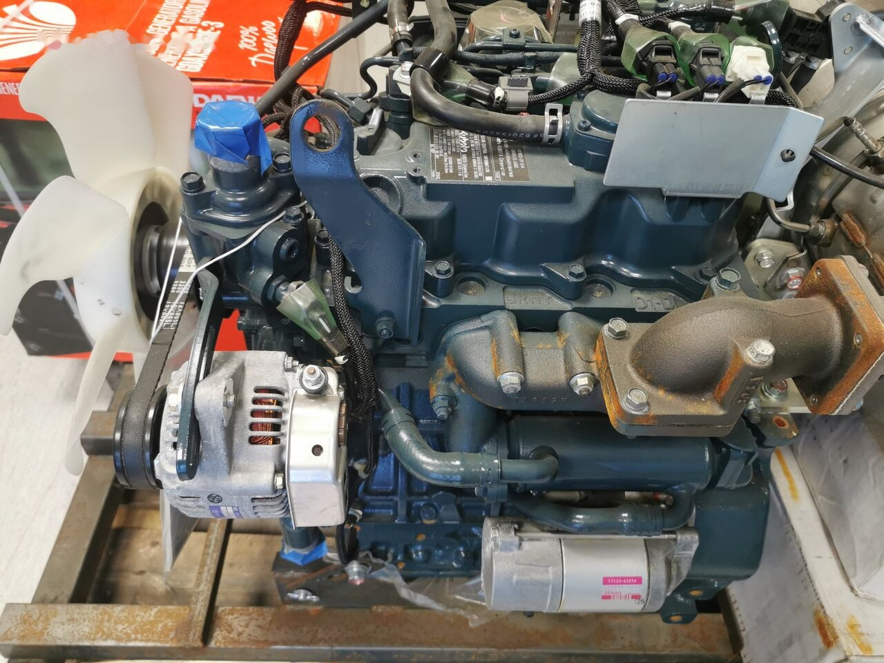 Нови Двигател за Багер-товарач Kubota D1803: снимка 2