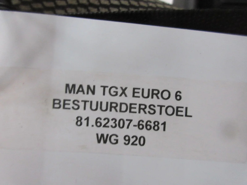 Седалка за Камион MAN 81.62307-6681//81.62307-6632 STOELEN SET TGX EURO 6: снимка 9