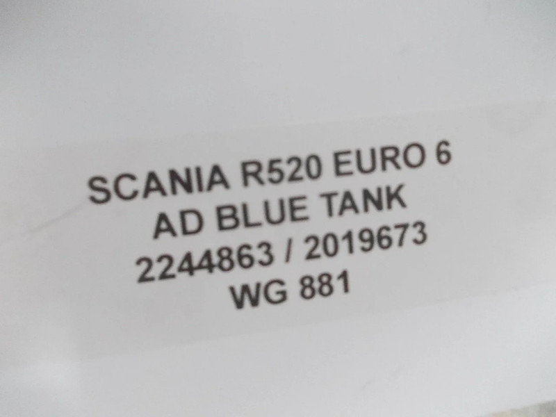 Резервоар за гориво за Камион Scania R520 2244863/2019673 AD BLUE TANK EURO 6: снимка 5